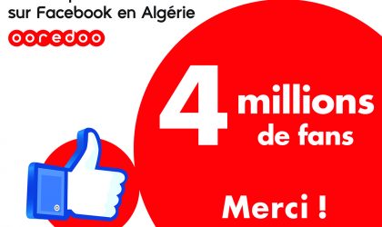 Ooredoo Algérie la marque préférée des Algériens sur Facebook